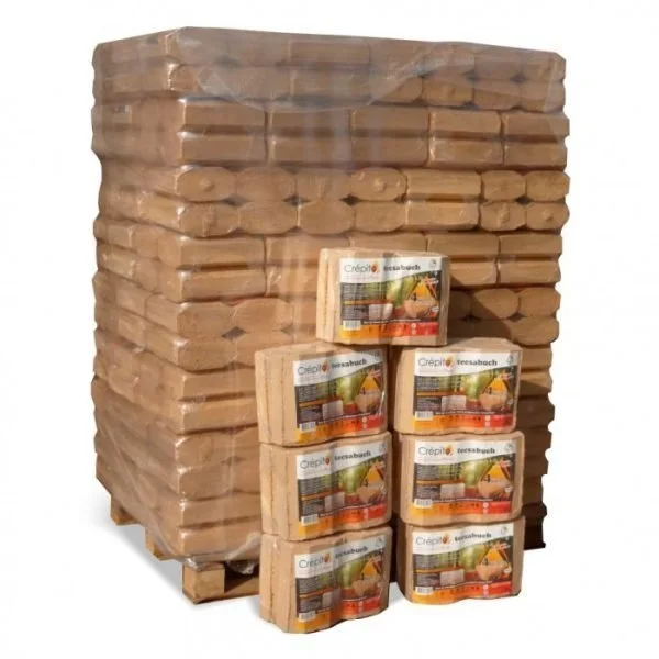 Bûches de bois dur séchées